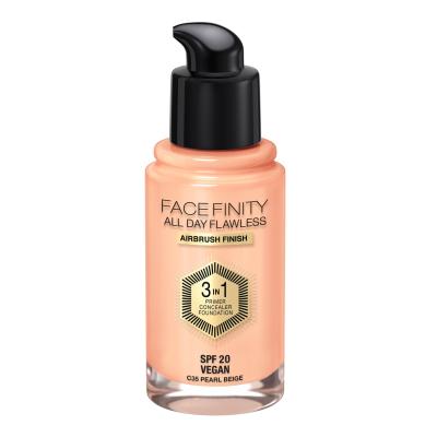 Max Factor Facefinity All Day Flawless SPF20 Alapozó nőknek 30 ml Változat C35 Pearl Beige