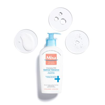 Mixa Optimal Tolerance Soothing Cleansing Milk Arctisztító tej nőknek 200 ml