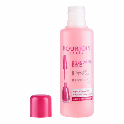 BOURJOIS Paris Gentle Nail Enamel Remover Körömlakklemosó nőknek 125 ml