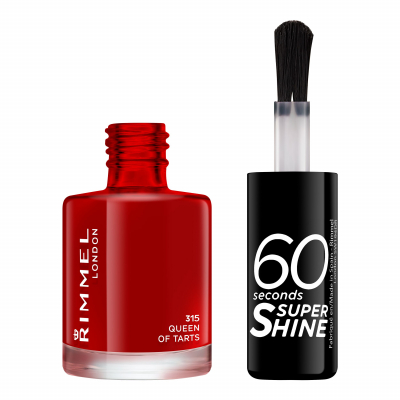 Rimmel London 60 Seconds Super Shine Körömlakk nőknek 8 ml Változat 315 Queen Of Tarts