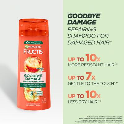 Garnier Fructis Goodbye Damage Repairing Shampoo Sampon nőknek 250 ml