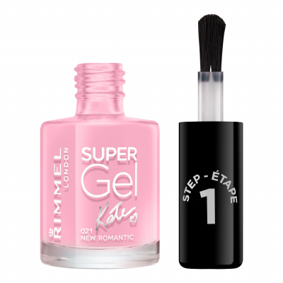 Rimmel London Super Gel By Kate STEP1 Körömlakk nőknek 12 ml Változat 021 New Romantic