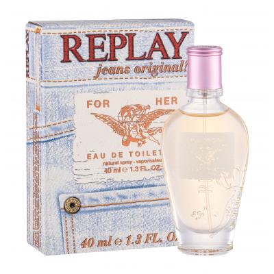 Replay Jeans Original! For Her Eau de Toilette nőknek 40 ml