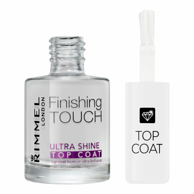 Rimmel London Finishing Touch Ultra Shine Top Coat Körömlakk nőknek 12 ml