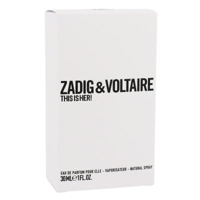 Zadig &amp; Voltaire This is Her! Eau de Parfum nőknek 30 ml