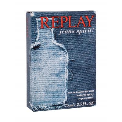 Replay Jeans Spirit! For Him Eau de Toilette férfiaknak 75 ml