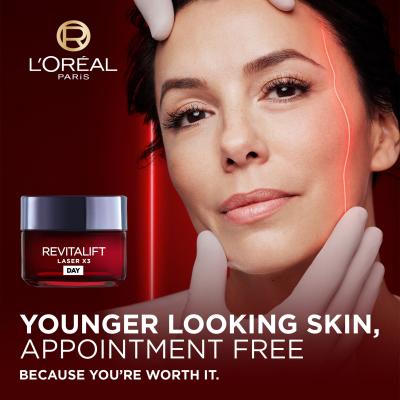 L&#039;Oréal Paris Revitalift Laser X3 Day Cream Nappali arckrém nőknek 50 ml