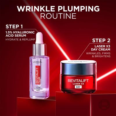 L&#039;Oréal Paris Revitalift Laser X3 Day Cream Nappali arckrém nőknek 50 ml