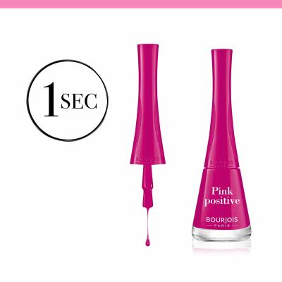 BOURJOIS Paris 1 Second Körömlakk nőknek 9 ml Változat 12 Pink Positive