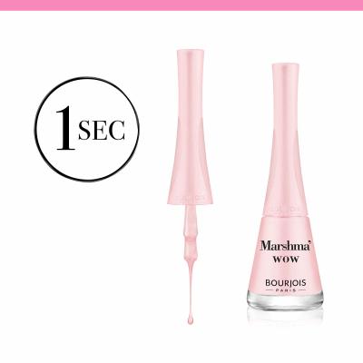 BOURJOIS Paris 1 Second Körömlakk nőknek 9 ml Változat 15 Marshma´wow