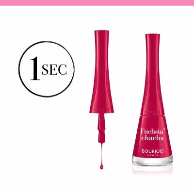 BOURJOIS Paris 1 Second Körömlakk nőknek 9 ml Változat 11 Fuchsia´chacha