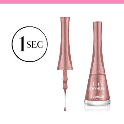 BOURJOIS Paris 1 Second Körömlakk nőknek 9 ml Változat 16 Let´s Bronze