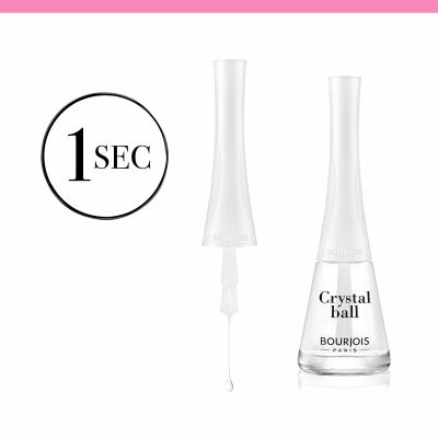 BOURJOIS Paris 1 Second Körömlakk nőknek 9 ml Változat 22 Crystal Ball