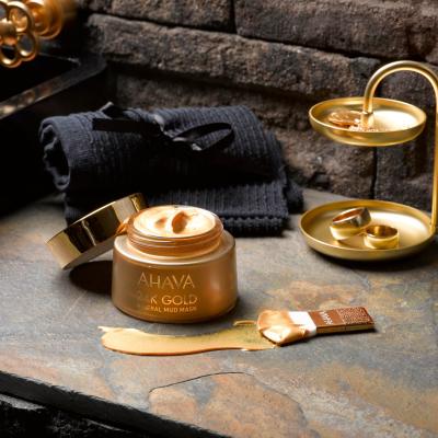 AHAVA 24K Gold Mineral Mud Mask Arcmaszk nőknek 50 ml