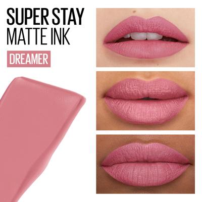 Maybelline Superstay Matte Ink Liquid Rúzs nőknek 5 ml Változat 10 Dreamer