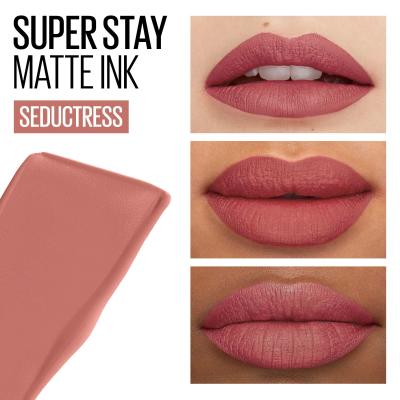 Maybelline Superstay Matte Ink Liquid Rúzs nőknek 5 ml Változat 65 Seductress