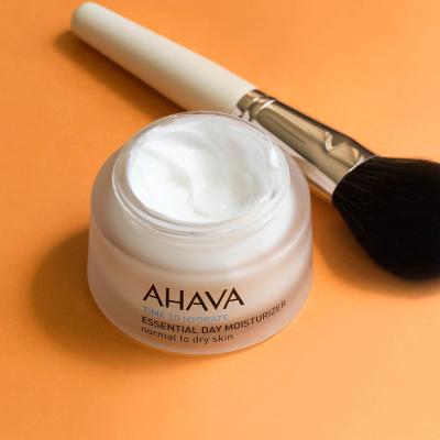 AHAVA Time To Hydrate Essential Day Moisturizer Normal To Dry Skin Nappali arckrém nőknek 50 ml