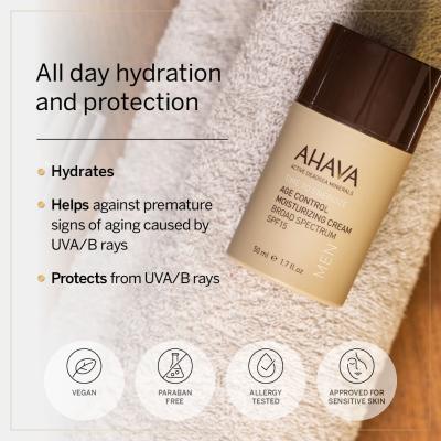 AHAVA Men Time To Energize SPF15 Nappali arckrém férfiaknak 50 ml