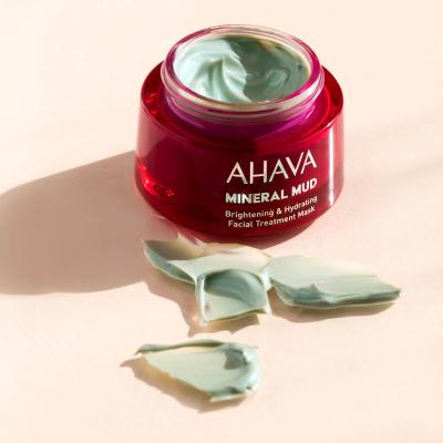 AHAVA Mineral Mud Brightening &amp; Hydrating Arcmaszk nőknek 50 ml