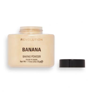 Makeup Revolution London Baking Powder Púder nőknek 32 g Változat Banana