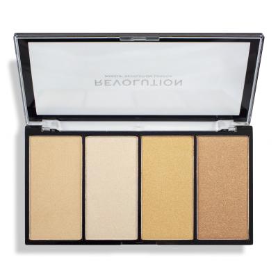 Makeup Revolution London Re-loaded Palette Highlighter nőknek 20 g Változat Lustre Lights Warm