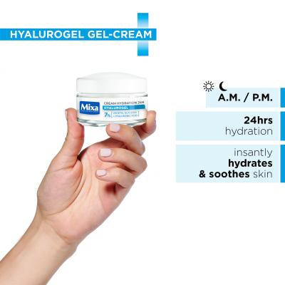 Mixa Hyalurogel Nappali arckrém nőknek 50 ml