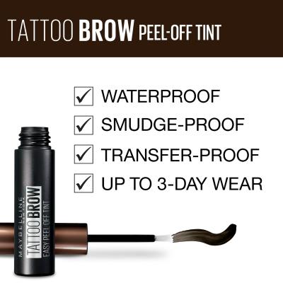 Maybelline Tattoo Brow Szemöldökfesték nőknek 4,6 g Változat Medium Brown