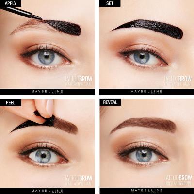 Maybelline Tattoo Brow Szemöldökfesték nőknek 4,6 g Változat Medium Brown