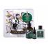 PRORASO Eucalyptus Beard Wash Ajándékcsomagok szakállsampon 200 ml + szakállbalzsam 100 ml + szakállolaj 30 ml + fémdoboz