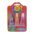 Chupa Chups Pucker Up Lip Balm Trio Ajándékcsomagok szájfény 9 ml + szájfény 9 ml Tangy-Orange + szájfény 9 ml Very Cherry