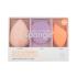 Real Techniques Glow Radiance Complexion Kit Ajándékcsomagok Miracle Cleanse Sponge tisztító szivacs 1 db + Miracle Skincare Sponge szivacs 1 db + Miracle Complexion Sponge alapozószivacs 1 db