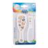 Canpol babies Newborn Baby Baby Brush With Comb Hearts Hajfésű gyermekeknek Szett