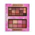 Makeup Revolution London Pink Moments Face & Eye Gift Set Ajándékcsomagok Blush Palette pirosító és highlighter paletta 16 g Lover + Reloaded Eyeshadows Palette szemhéjfesték paletta 16,5 g Romance