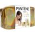 Pantene PRO-V Your Golden Me Time Kit Ajándékcsomagok Intensive Repair sampon 250 ml + Intensive Repair hajkondicionáló 200 ml + Keratin Protect Oil hajápoló olaj 100 ml + Serum Shots Intensive Repair intenzív hajápoló 3x15 ml + kozmetikai táska