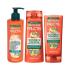 Szett Sampon Garnier Fructis Goodbye Damage Repairing Shampoo + Hajkondicionáló Garnier Fructis Goodbye Damage Repairing Conditioner + Hajszérum Garnier Fructis SOS Repair 10 IN 1 All-In-One Leave-In