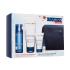 Clarins Men Hydrating Essentials Ajándékcsomagok Super Moisture Balm arcbalzsam 50 ml + Active Face Wash arclemosó gél 125 ml + Shampoo & Shower tusfürdő 30 ml + Shave & Beard Oil borotva- és szakállolaj 3 ml+ kozmetikai táska