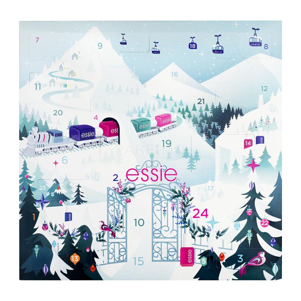 Essie Nail Polish Express Train Advent Calendar Körömlakkok nőknek