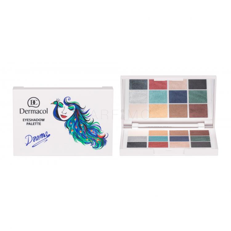 Dermacol Luxury Eyeshadow Palette Drama Szemhéjfesték nőknek 18 g