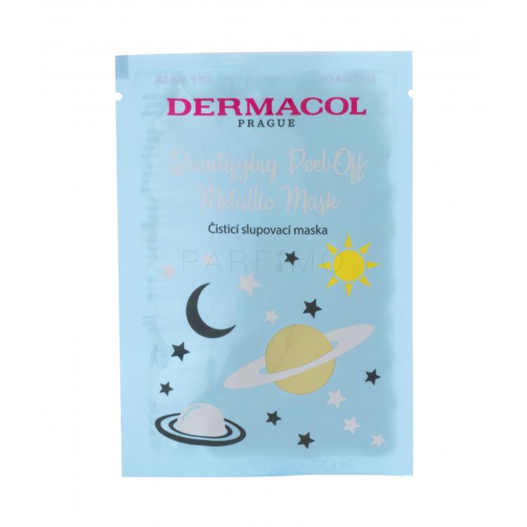 Dermacol Beautifying Peel-off Metallic Mask Cleansing Arcmaszk nőknek 15 ml