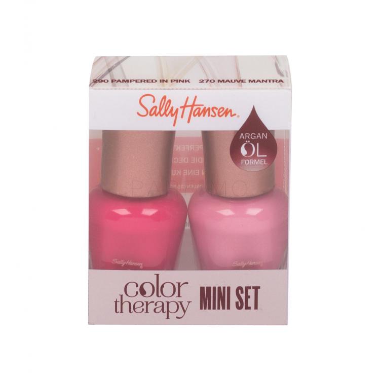 Sally Hansen Color Therapy Ajándékcsomagok körömlakk 5 ml + 270 Mauve Mantra körömlakk 5 ml