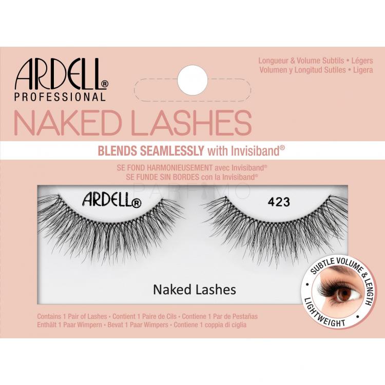 Ardell Naked Lashes 423 Műszempilla nőknek 1 db Változat Black