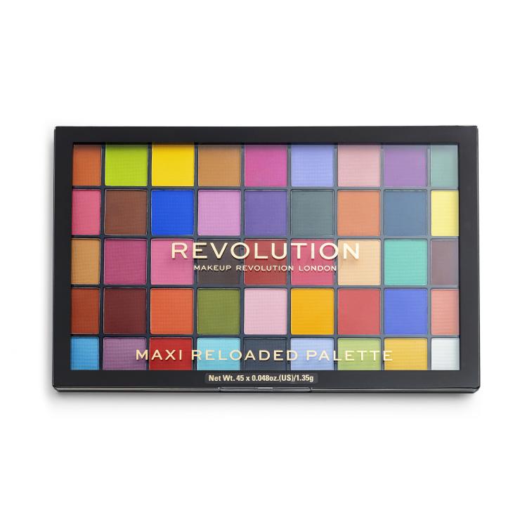 Makeup Revolution London Maxi Re-loaded Szemhéjfesték nőknek 60,75 g Változat Monster Mattes