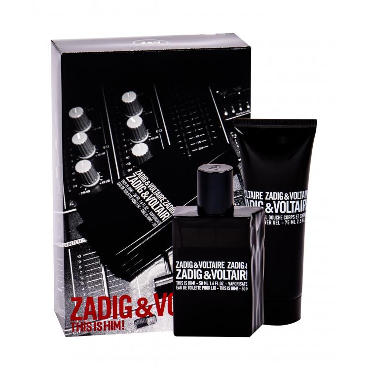 Zadig &amp; Voltaire This is Him! Ajándékcsomagok Eau de Toilette 50 ml + tusfürdő 75 ml