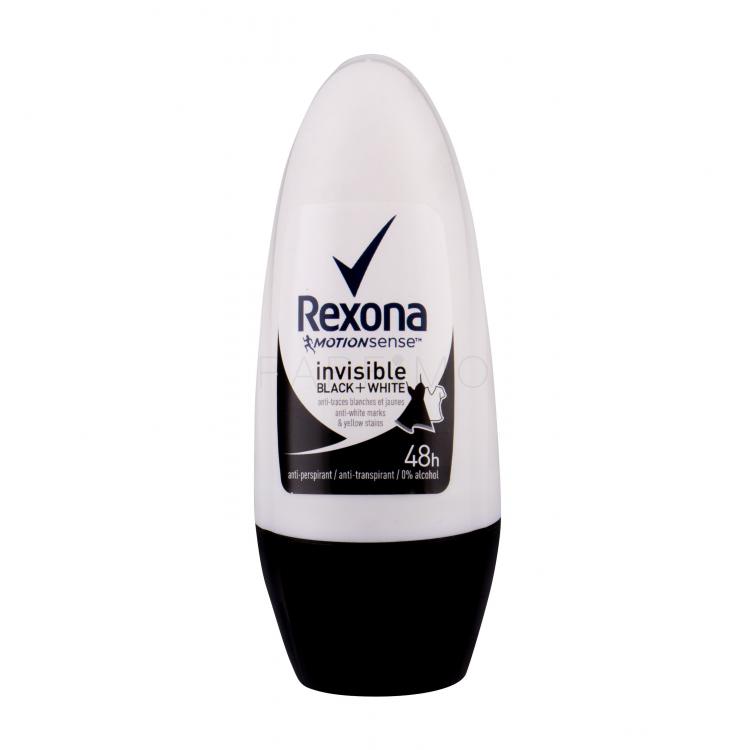 Rexona MotionSense Invisible Black + White Izzadásgátló nőknek 50 ml