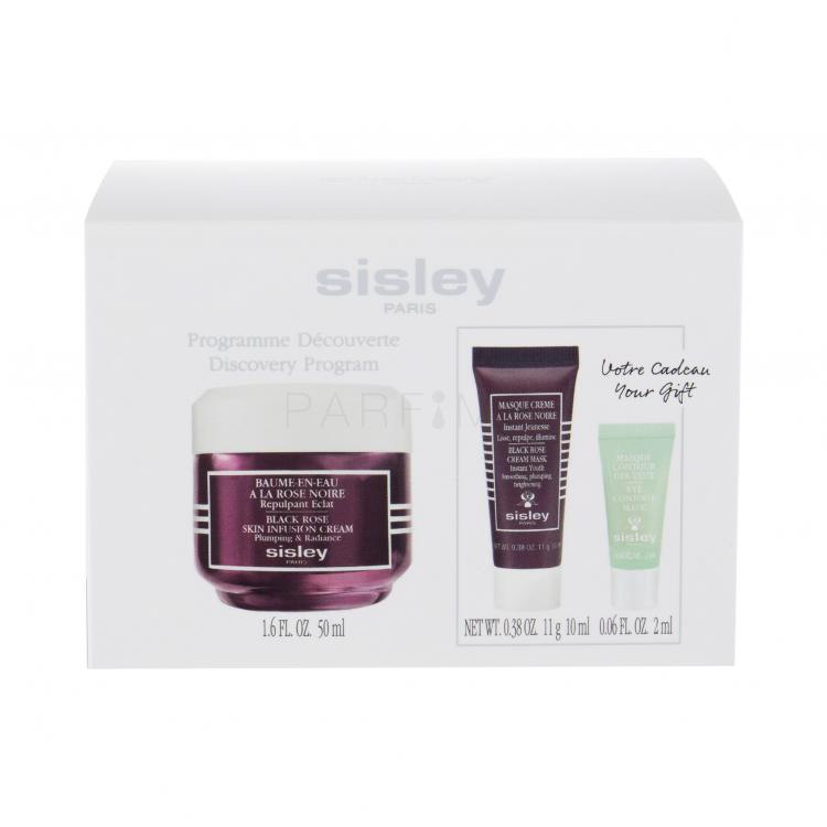 Sisley Black Rose Ajándékcsomagok nappali arcápoló 50 ml + arcmaszk 10 ml + Eye Contour arcmaszk szemkörnyékre 2 ml