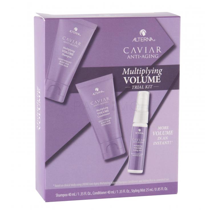 Alterna Caviar Anti-Aging Multiplying Volume Ajándékcsomagok sampon 40 ml + hajbalzsam 40 ml + hajspray 25 ml