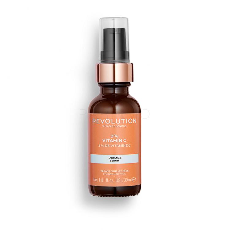 Revolution Skincare Vitamin C 3% Radiance Serum Arcszérum nőknek 30 ml