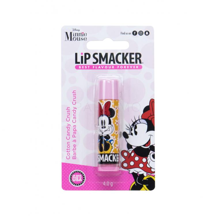 Lip Smacker Disney Minnie Mouse Ajakbalzsam gyermekeknek 4 g Változat Cotton Candy Crush