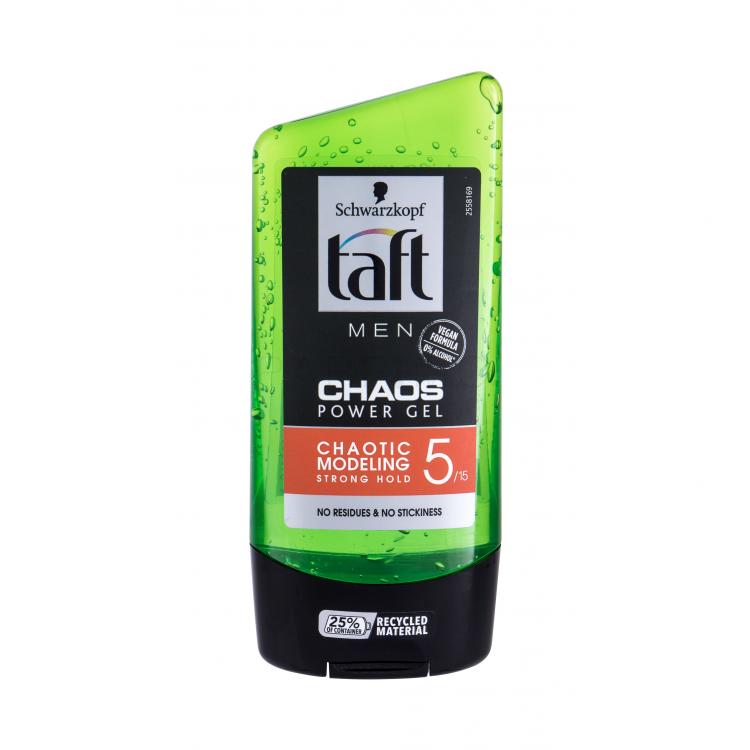 Schwarzkopf Taft Chaos Power Gel Hajzselé férfiaknak 150 ml