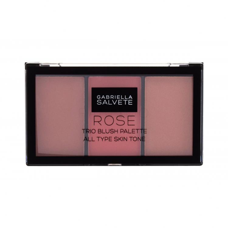 Gabriella Salvete Trio Blush Palette Pirosító nőknek 15 g Változat 02 Rose